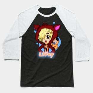 Livdaneix | Livvy| FNAF Baseball T-Shirt